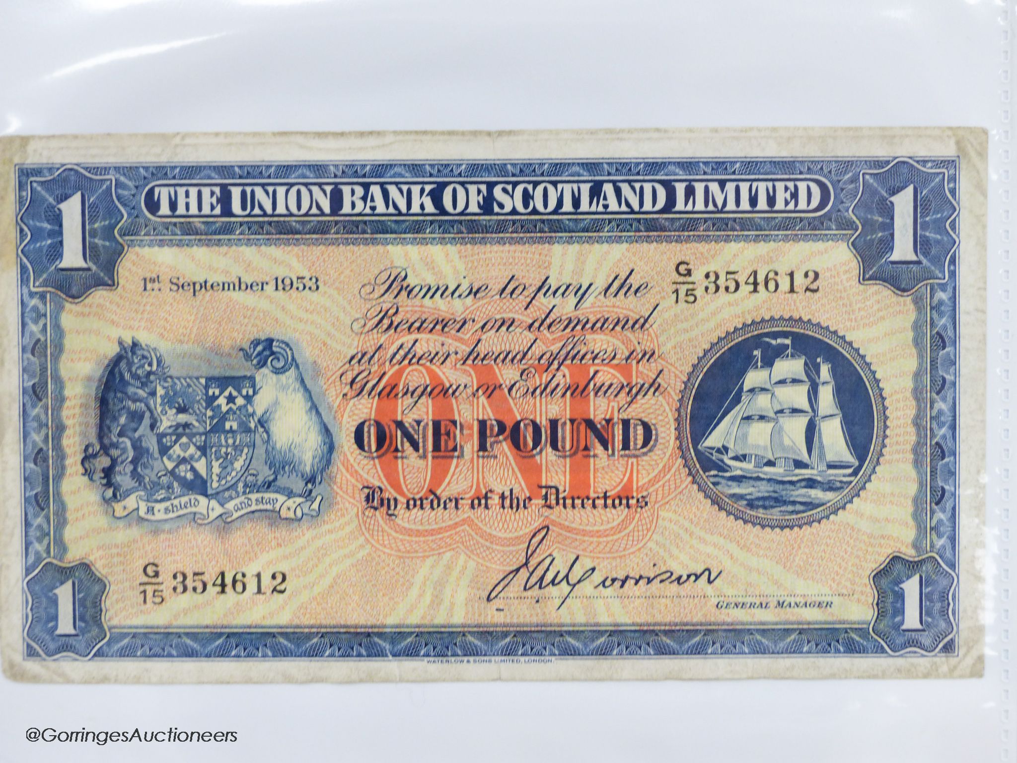 A collection of Bank of England and Scottish banknotes to include: 21 QEII 10 shillings, 14 O'Brien and Beale 10 shillings, 1 Peppiatt 10 shillings, 4 Hallam one pound notes, 18 O'Brien or Beale one pound notes, 8 Peppia